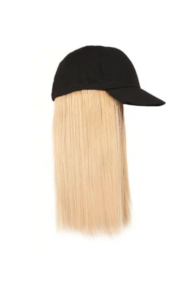 Perruque Baseball Cap Wig | Longueur 25 cm | Blonde
